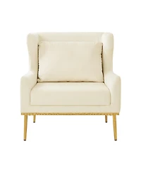 Streamdale Furniture Modern Velvet Accent Armchair for Living Room and Bedroom
