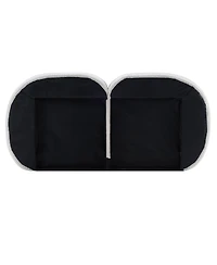 Streamdale Furniture Extra Thick Upholstered Platform Bed Frame Teddy Fleece