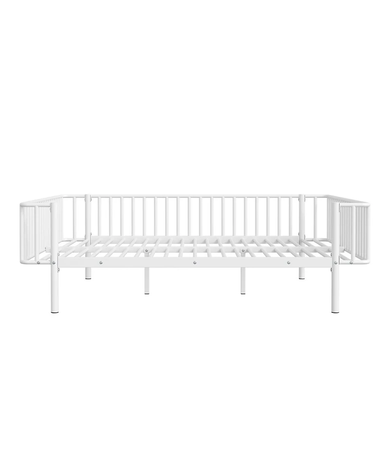 Streamdale Furniture Metal Daybed with Sturdy Steel Slat Support
