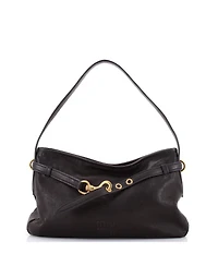 Pre-Owned Miu Miu Medium Aventure Shoulder Bag Leather