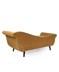 Streamdale Furniture Luxurious Velvet Chaise Lounge for Living Room or Entryway