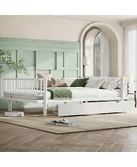 Streamdale Metal Platform Bed with Storage Drawers