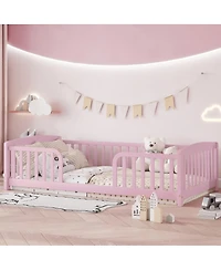 Streamdale Furniture Floor Fence Bed with Central Entrance