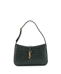 Pre-Owned Saint Laurent Small Le 5 a 7 Hobo Embossed Leather