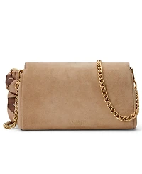Lauren Ralph Scarf Trim Crossbody Handbag