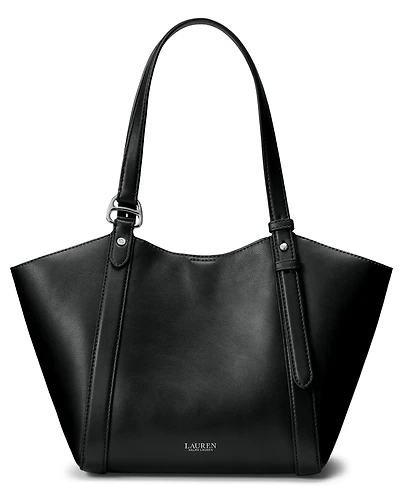 Lauren Ralph Tasha Large Leather Tote Handbag