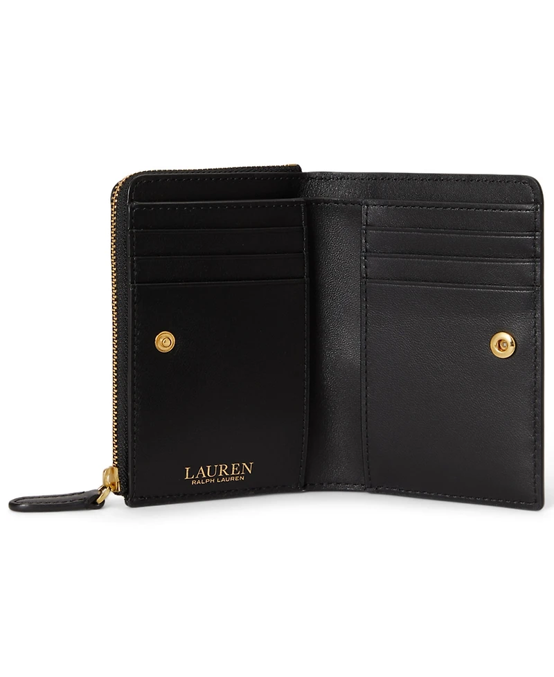 Lauren Ralph Smooth Leather Small Bifold Wallet