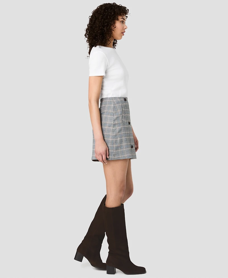 French Connection Women's Mini Fitted Zip Skirt