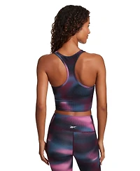 Reebok Women's Cropped Printed Sports Bra