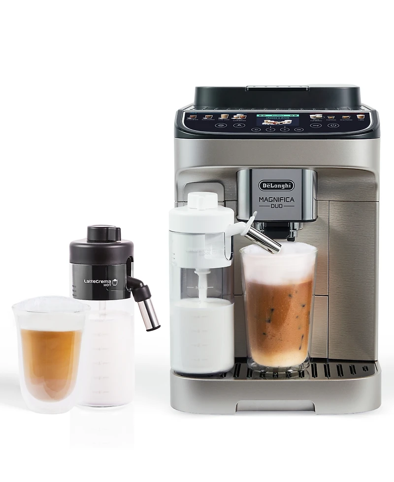 De'Longhi Magnifica Duo Fully Automatic Espresso Machine, ECAM33080SXB