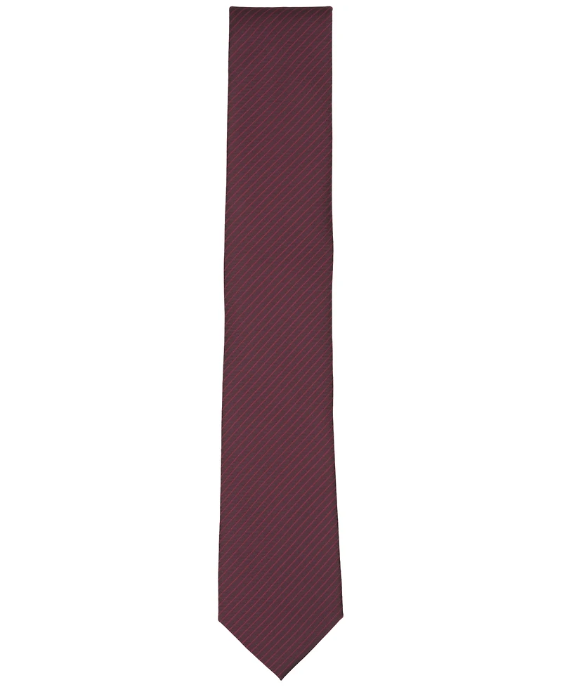 Alfani Men's Aero Fine Line Stripe Slim Silk Tie
