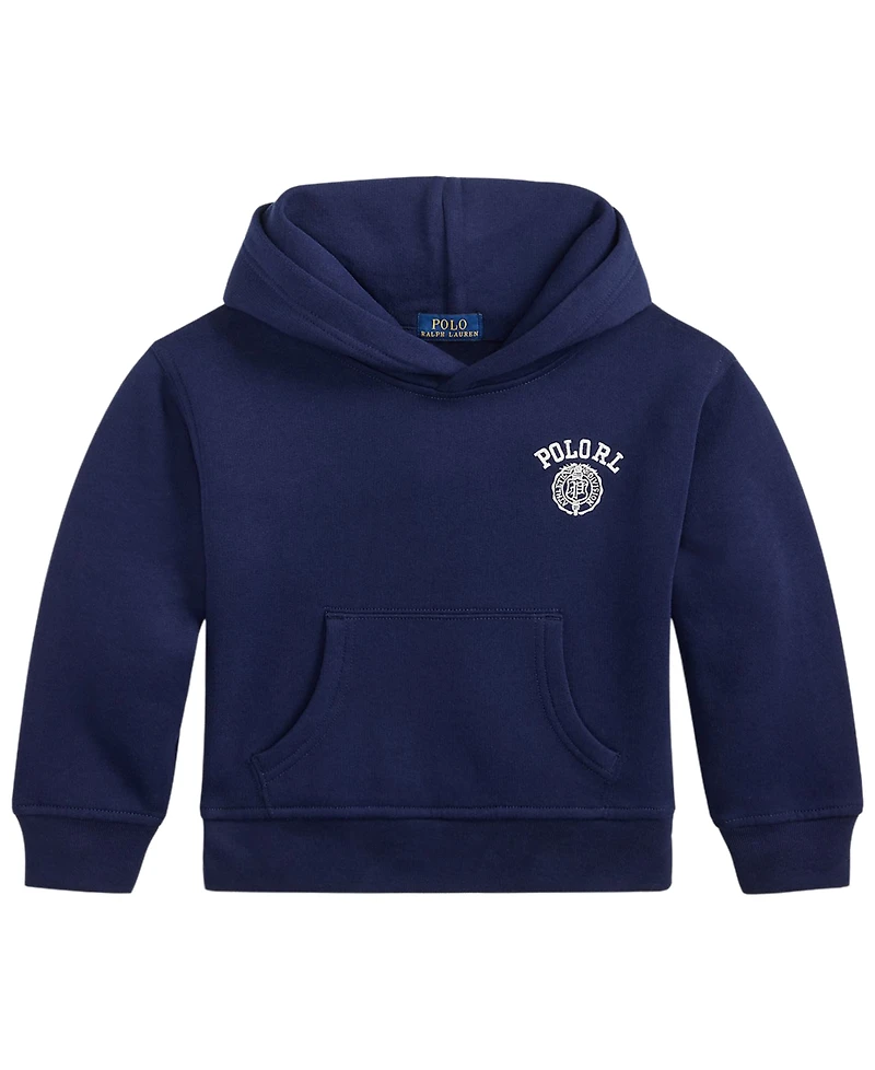 Polo Ralph Lauren Boys' 2T-7 Big Fit Logo Long-Sleeve Fleece Hoodie