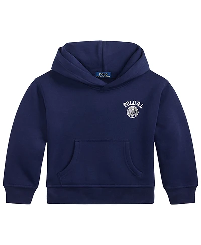 Polo Ralph Lauren Boys' 2T-7 Big Fit Logo Long-Sleeve Fleece Hoodie