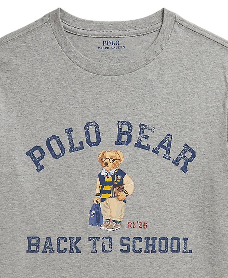 Polo Ralph Lauren Boys' 8-20 Bear Cotton Jersey T-Shirt