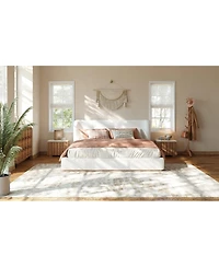 Streamdale Furniture King Size Low-Profile Upholstered Platform Bed