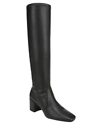 Franco Sarto Women's Flexa Blix Wide Calf Square Toe Zip Tall Boots