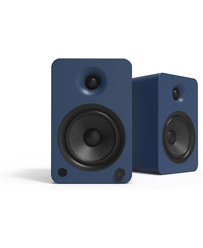 Kanto YU4 Powered Speakers, Bluetooth, Phono Preamp, 140W, 4" Kevlar Driver, Remote, Pair