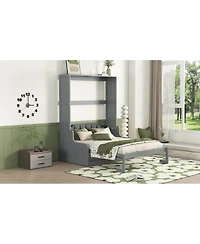 Streamdale Furniture Queen Size Murphy Bed Wall Bed with Cushion