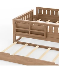 Streamdale Furniture with Bookshelves Staircase Safety Rails and Trundle