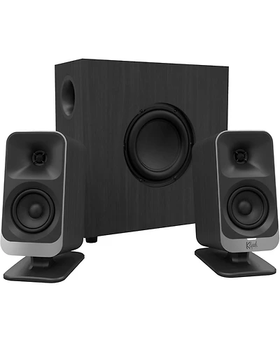 Klipsch ProMedia Lumina 2.1 Computer Gaming Speaker System with Rgb Lighting and Subwoofer