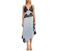 En Saison Women's Hazel V-Neck Sleeveless Maxi Dress