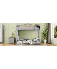 Streamdale Bunk Bed with Shelf and Led
