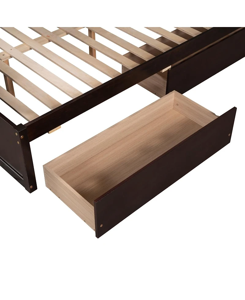 Streamdale Furniture Twin over Full Bunk Bed with Storage