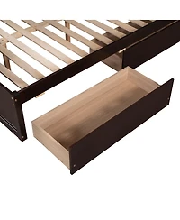 Streamdale Furniture Twin over Full Bunk Bed with Storage