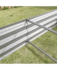 Streamdale Furniture 2-Pieces 6x3x1ft Metal Raised Rectangle Garden Planter Beds
