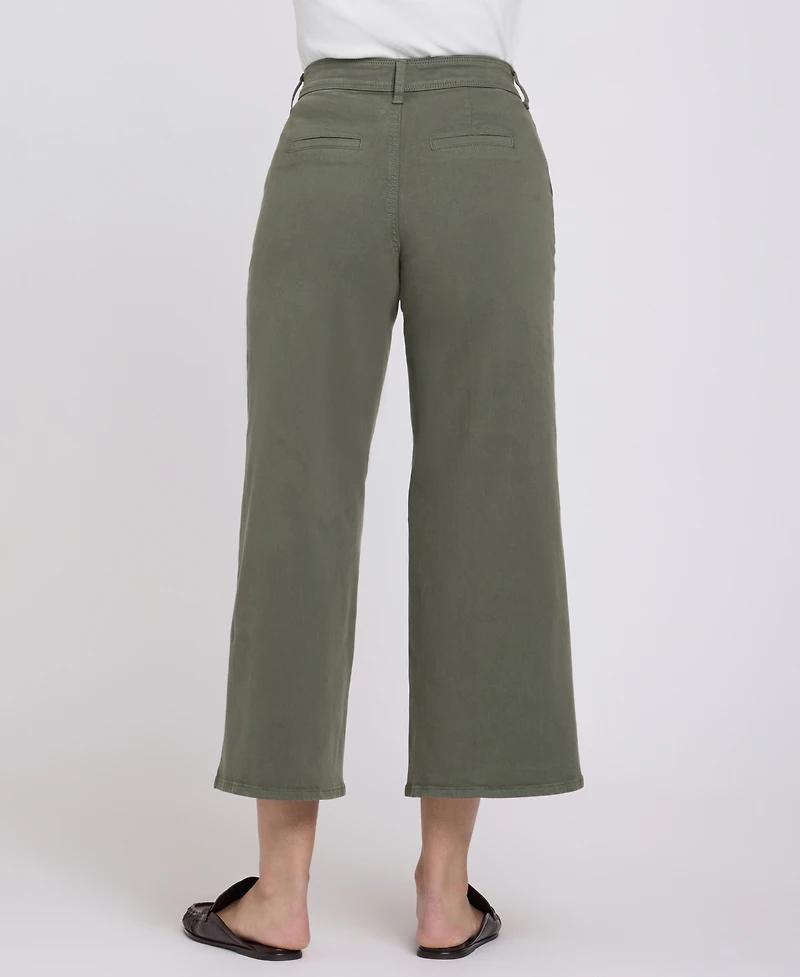 Nydj Women's Mona Wide-Leg Trouser Ankle Jeans