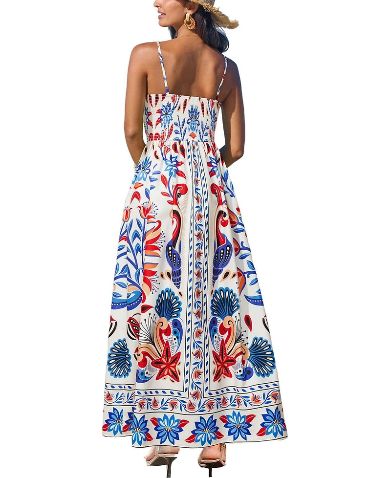 Cupshe Women's Blooming Floral Maxi Beach Dress