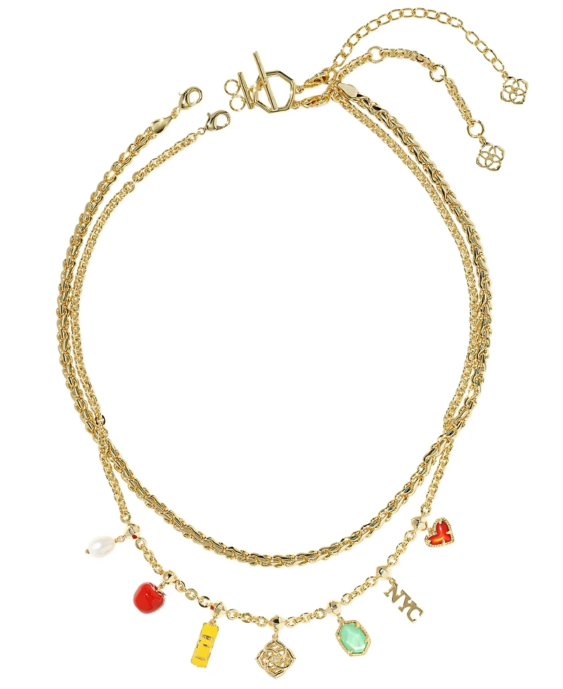 Kendra Scott Nyc Icon Freshwater Pearl & Imitation Charm Necklace