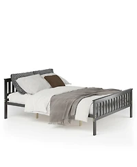 Gouun Queen Wood Platform Bed with Headboard