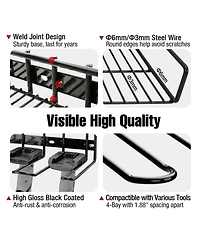 Xdovet Wall Mounted Power Tool Organizer Holder Drill Rack Shelf Workshop Storage