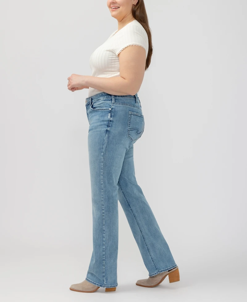 Silver Jeans Co. Plus Elyse Mid-Rise Bootcut