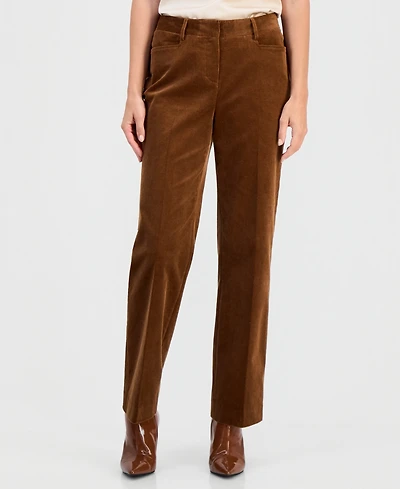 Tahari Asl Women's Corduroy Flare Pants