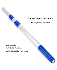 Xdovet Pool Skimmer Net Telescopic Pole Fine Mesh Leaf