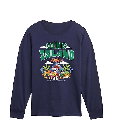 Paw Patrol The Movie Dino Island Toddler Boys' 2T-5T Long- Sleeve Graphic T-Shirt