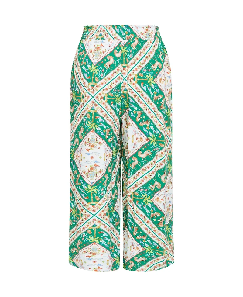 City Chic Women's Plus Jayla Prairie Print Pant