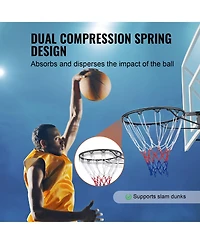 Vevor Basketball Rim Replacement Outdoor Heavy Duty Hanging Flex Hoop Net
