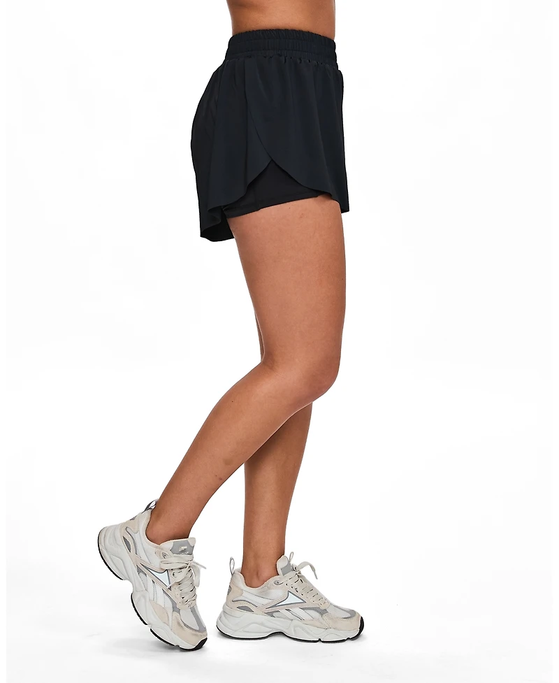 Rebody Active Women's Silkiflex Flowy High Rise Short