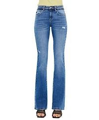 KanCan Women's Kiera Mid Rise Bootcut Jeans