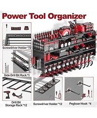 Xdovet Power Tool Organizer Wall Mount Rack Holder