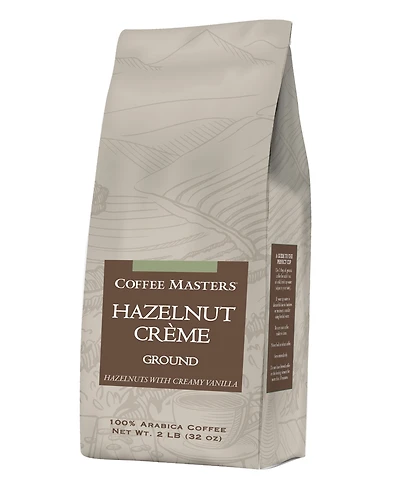 Coffee Masters Inc. Hazelnut Creme Ground Coffee Bag, 2 lbs.