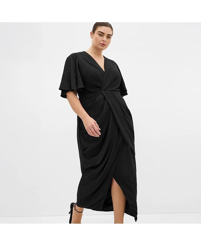 City Chic Women's Braelynn Maxi Dress