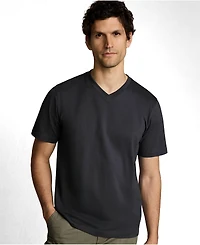 Lands' End Men's Tall Super-t Short Sleeve V-Neck T-Shirt