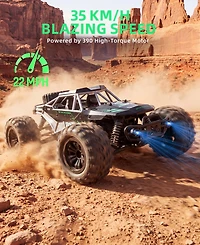 Sugift Remote Control Car 1:16 Scale 4WD Off Road Monster Truck for Kids Adults