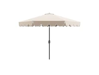Clihome Patio Umbrella Outdoor Market Umbrella with Crank Tilt Adjustment