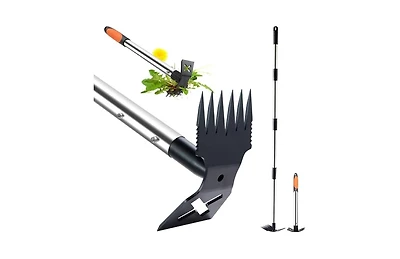Xdovet Weed Puller Tool Gardening Set Hand Rake Hoe Remover