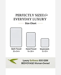BedVoyage Viscose from Bamboo Spa Bath Towel, 30" x 54"